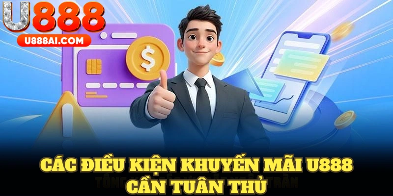 Các điều kiện khuyến mãi U888 cần tuân thủ Các điều kiện khuyến mãi U888 cần tuân thủ